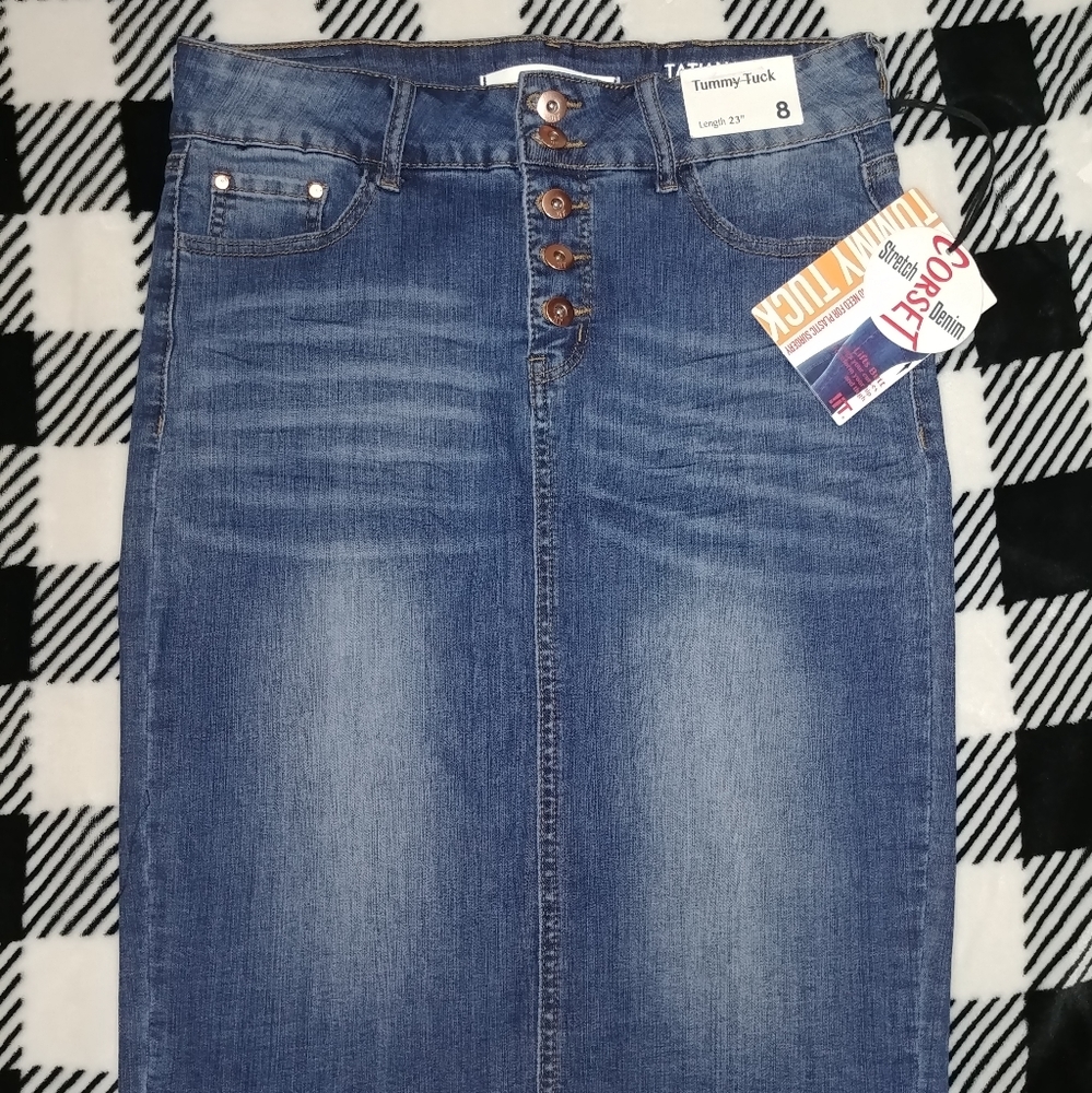 NWT- It! Jean Skirt - Sz 8